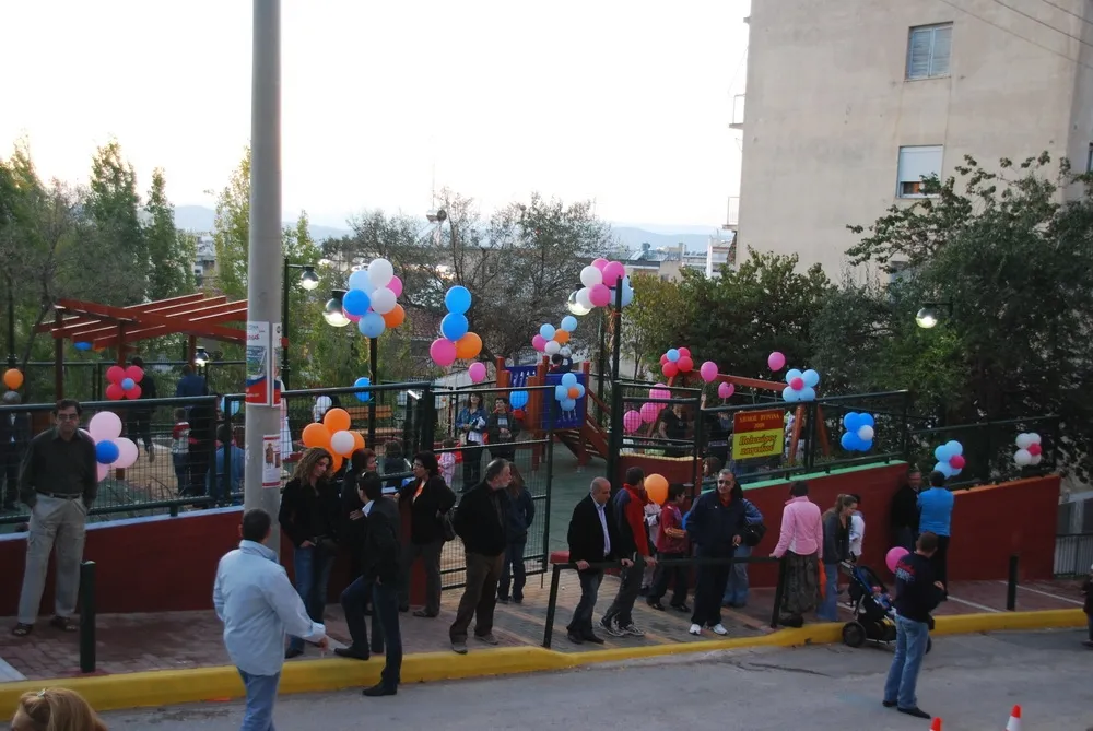 Εγκαίνια παιδικής Χαράς Παύλου Μελά